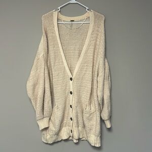 Free People Oversized Cardigan Size L